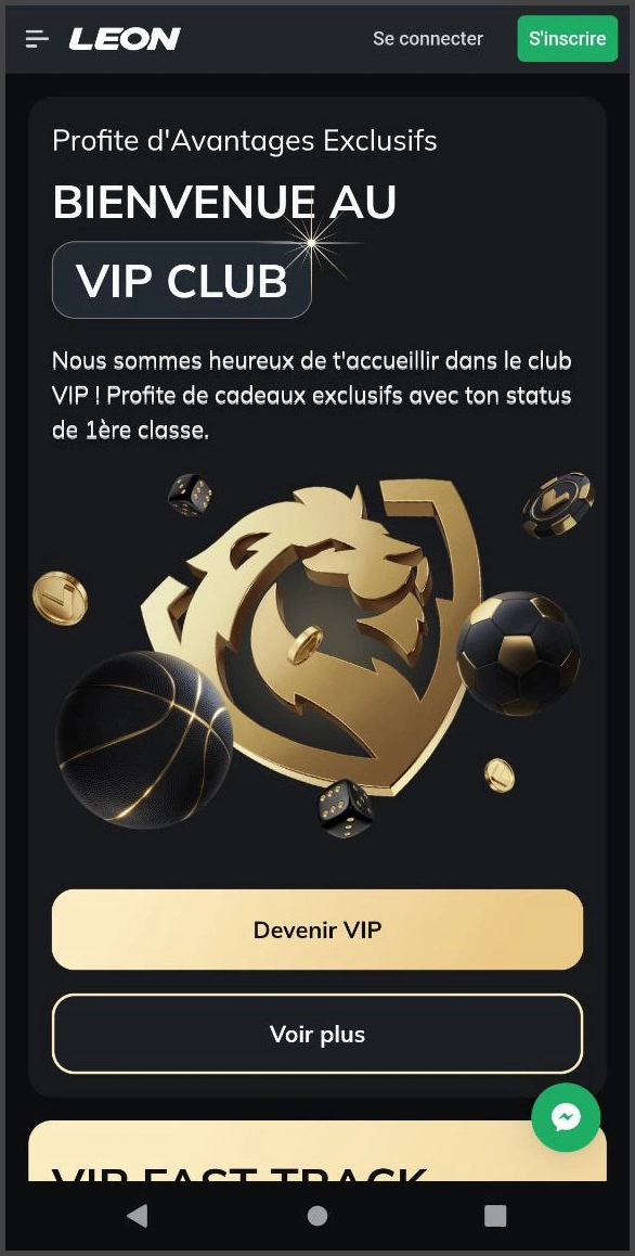 Profitez des avantages exclusifs dans l’espace VIP de Leon Casino